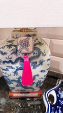Load image into Gallery viewer, Chinoiserie Peony Decorative Tassel Ornament - Chinoiserie jewelry