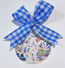 Load image into Gallery viewer, Chinoiserie Christmas Ornament- Colorful Pagoda - Chinoiserie jewelry