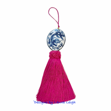 Load image into Gallery viewer, Chinoiserie Decorative Tassel Fuchsia Pink - Chinoiserie jewelry