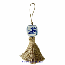 Load image into Gallery viewer, Chinoiserie Decorative Tassel Silver or Gold - Chinoiserie jewelry