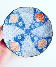 Load image into Gallery viewer, Antique Ironstone Rim Chinoiserie Imari Plate - Chinoiserie jewelry
