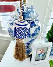 Load image into Gallery viewer, Chinoiserie Decorative Tassel Silver or Gold - Chinoiserie jewelry