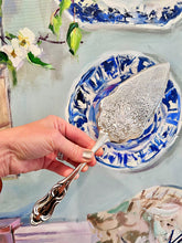 Load image into Gallery viewer, Vintage Silver Plated Entertaining Serving Utensils - Chinoiserie jewelry