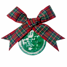Load image into Gallery viewer, Chinoiserie Ornament - 3” Green Blue Willow Plate - Chinoiserie jewelry