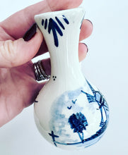 Load image into Gallery viewer, Vintage Delft Holland Blue Jug Bud Vase - Chinoiserie jewelry