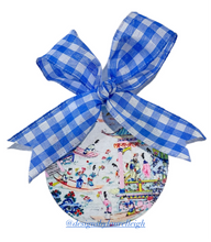 Load image into Gallery viewer, Chinoiserie Christmas Ornament- Colorful Pagoda - Chinoiserie jewelry