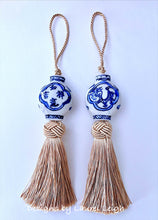 Load image into Gallery viewer, Chinoiserie Decorative Tassel Silver or Gold - Chinoiserie jewelry