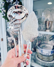 Load image into Gallery viewer, Vintage Silver Plated Entertaining Serving Utensils - Chinoiserie jewelry