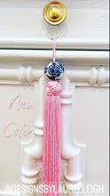 Load image into Gallery viewer, Blue & White Chinoiserie Decorative Tassel - Chinoiserie jewelry