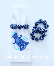 Load image into Gallery viewer, Chinoiserie Beaded Napkin Rings - Set of 4 - Ginger jar
