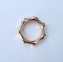 Load image into Gallery viewer, Gold Bamboo Ring - Chinoiserie jewelry