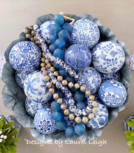 Load image into Gallery viewer, Chinoiserie Dragon Bead Garland Strand / Necklace - Ginger jar