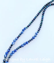 Load image into Gallery viewer, Chinoiserie Chic Peacock Pearl Eyeglass / Sunglass / Mask Holder / Lanyard Chain / Necklace - Ginger jar