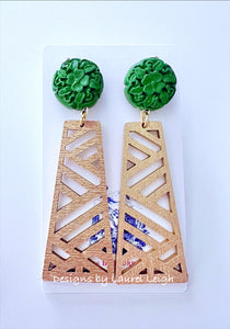 Chinoiserie Chippendale Earrings - Chinoiserie jewelry