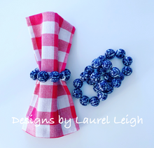 Load image into Gallery viewer, Chinoiserie Beaded Napkin Rings - Set of 4 - Ginger jar