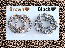 Load image into Gallery viewer, Chinoiserie Ginger Jar Beaded Bracelet - Brown & White - Ginger jar