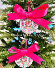 Load image into Gallery viewer, Chinoiserie Ornament - 3” Rose Medallion Plate - Chinoiserie jewelry