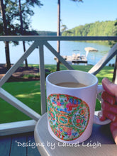 Load image into Gallery viewer, Rose Medallion Watercolor Coffee Mug - 2 Designs - Ginger jar