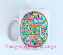 Load image into Gallery viewer, Rose Medallion Watercolor Coffee Mug - 2 Designs - Ginger jar