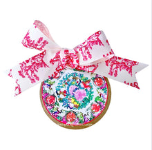 Load image into Gallery viewer, Chinoiserie Ornament- Watercolor Rose Canton - Chinoiserie jewelry