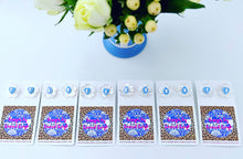 Load image into Gallery viewer, Wedgwood Blue Cameo & Pearl Studs - Chinoiserie jewelry