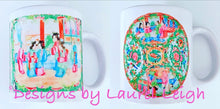 Load image into Gallery viewer, Rose Medallion Watercolor Coffee Mug - 2 Designs - Ginger jar