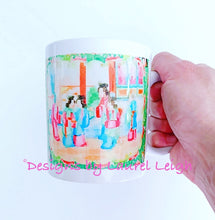 Load image into Gallery viewer, Rose Medallion Watercolor Coffee Mug - 2 Designs - Ginger jar