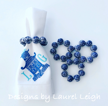 Load image into Gallery viewer, Chinoiserie Beaded Napkin Rings - Set of 4 - Ginger jar