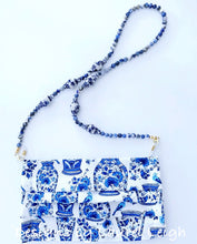 Load image into Gallery viewer, Chinoiserie Ginger Jar Gemstone Eyeglass / Sunglass / Mask Holder / Lanyard Chain / Necklace - Ginger jar