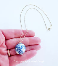 Load image into Gallery viewer, Gold Filled Chinoiserie Bead Necklace - Chinoiserie jewelry