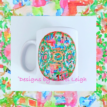 Load image into Gallery viewer, Rose Medallion Watercolor Coffee Mug - 2 Designs - Ginger jar