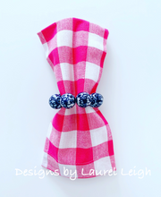 Load image into Gallery viewer, Chinoiserie Beaded Napkin Rings - Set of 4 - Ginger jar