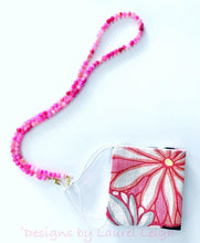 Load image into Gallery viewer, Pink Jade Gemstone Eyeglass / Sunglass / Mask Holder / Lanyard Chain / Necklace - Ginger jar