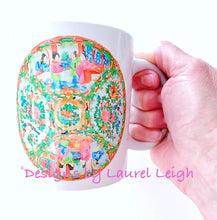 Load image into Gallery viewer, Rose Medallion Watercolor Coffee Mug - 2 Designs - Ginger jar