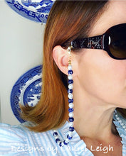 Load image into Gallery viewer, Chinoiserie Chic Pearl Eyeglass / Sunglass / Mask Holder / Lanyard Chain / Necklace -2 Styles - Ginger jar