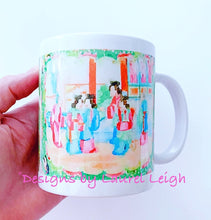 Load image into Gallery viewer, Rose Medallion Watercolor Coffee Mug - 2 Designs - Ginger jar