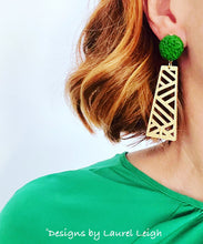 Load image into Gallery viewer, Chinoiserie Chippendale Earrings - Chinoiserie jewelry