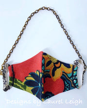 Load image into Gallery viewer, Chinoiserie Bamboo, Tortoise & Leopard Tassel Eyeglass / Sunglass / Mask Holder / Lanyard Chain / Necklace - Ginger jar