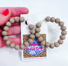 Load image into Gallery viewer, Leopard Print Wood Hoops - Chinoiserie jewelry
