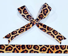 Load image into Gallery viewer, Leopard Velvet Ribbon Bow Upgrade for Ornament Purchases - Chinoiserie jewelry