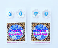 Load image into Gallery viewer, Wedgwood Blue Cameo & Pearl Studs - Chinoiserie jewelry