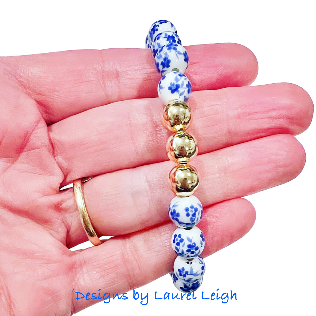 Blue Rays Bead Embroidered Bracelet – Jewelry Making Journal