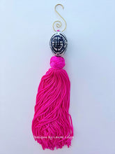 Load image into Gallery viewer, Blue & White Chinoiserie Decorative Tassel - Chinoiserie jewelry