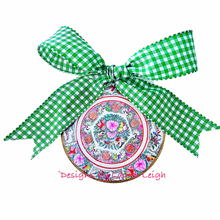 Load image into Gallery viewer, Chinoiserie Ornament- Rose Canton 2 - Chinoiserie jewelry