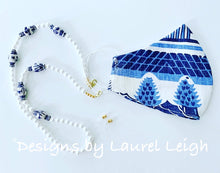 Load image into Gallery viewer, Chinoiserie Ginger Jar & Pearl Eyeglass / Sunglass / Mask Holder / Lanyard Chain / Necklace - 3 Styles - Ginger jar