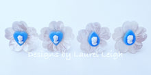 Load image into Gallery viewer, Wedgwood Blue Cameo & Pearl Studs - Chinoiserie jewelry