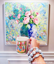 Load image into Gallery viewer, Rose Medallion Watercolor Coffee Mug - 2 Designs - Chinoiserie jewelry