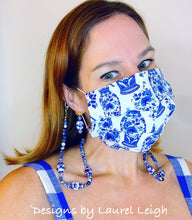 Load image into Gallery viewer, Chinoiserie Ginger Jar Gemstone Eyeglass / Sunglass / Mask Holder / Lanyard Chain / Necklace - Ginger jar