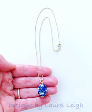 Load image into Gallery viewer, Dainty Gold Filled Chinoiserie Vintage Bead Necklace - Ginger jar