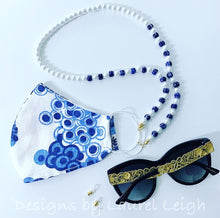 Load image into Gallery viewer, Chinoiserie Chic Pearl Eyeglass / Sunglass / Mask Holder / Lanyard Chain / Necklace -2 Styles - Ginger jar